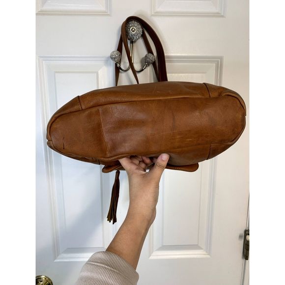 Lisa Leonard We Have Love Tote in Honey Brown - Picture 3 of 9